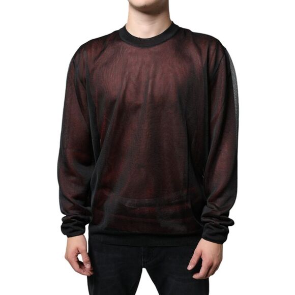 Dolce & Gabbana Brown Polyester Pullover Sweatshirt Men's Sweater (Pre-Owned)